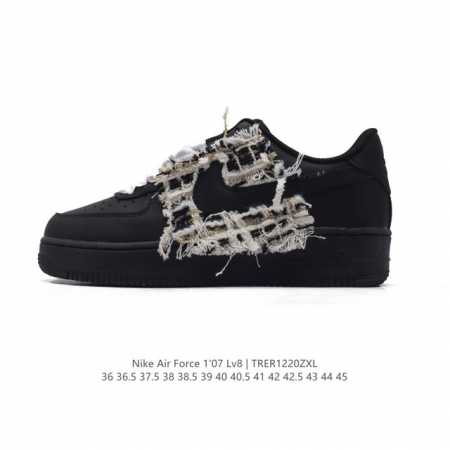 耐克 Nike Air Force 1 '07 Low 空军一号含气垫 小白鞋 低帮百搭厚底增高休闲运动板鞋。柔软、弹性十足的缓震性能和出色的中底设计，横跨复古 - 点击图像关闭