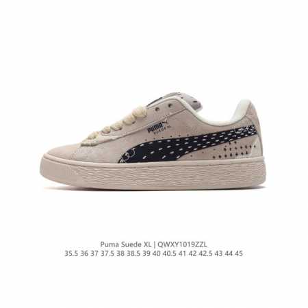 彪马PUMA SUEDE XL 低帮复古轻便透气防滑减震休闲鞋 小白鞋 厚底增高运动板鞋 类型：男女鞋 尺码: 35.5-45含半码 货号：398708-01 - 点击图像关闭
