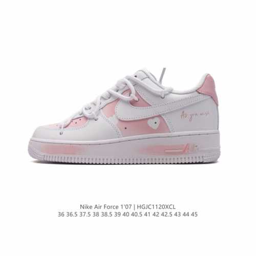 公司级 Af1耐克 Nike Air Force 1 ‘07 Low 空军一号 路易威登 联名 解构绑带 双鞋带 厚底增高百搭运动板鞋 原楦头原纸板 打造纯正空