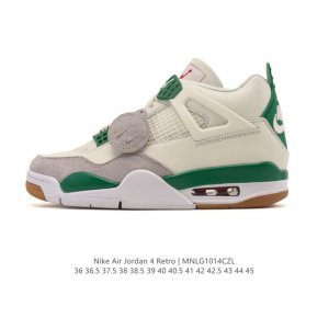 公司级 耐克 Nike Air Jordan 4 Retro Og迈克尔 乔丹Aj4代乔4 中帮复古休闲运动文化篮球鞋。秉承轻量化的速度型篮球鞋设计思想完成设计