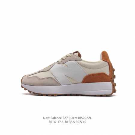 真标 Nb 新百伦 New Balance 327系列复古休闲运动慢跑鞋时尚女运动鞋 以更纯粹的复古风格设计打造的全新造型 侧身还以解构设计，将 N 字标志以做 - 点击图像关闭