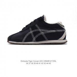 Onitsuka Tiger鬼塚虎 新款时尚舒适休闲运动鞋 Tiger Corsair A55跑步鞋#Onitsukatiger##鬼塚虎#全新tiger Co