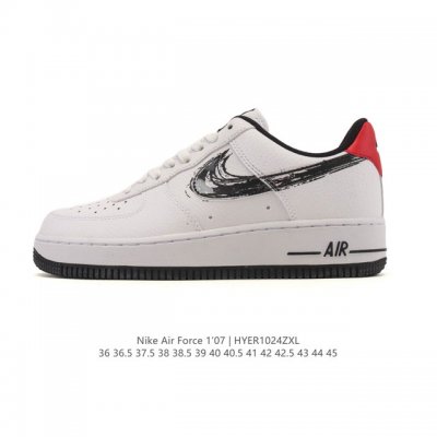 耐克 Nike Air Force 1 '07 Low 空军一号含气垫 低帮 小白鞋 百搭厚底增高休闲运动板鞋。柔软、弹性十足的缓震性能和出色的中底设计，横跨复