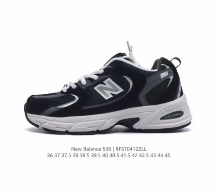 新百伦 Nb530 New Balance 530 复跑古鞋nb530这鞋双确实是nb家经复典古款式之一，以全科新技诠释，成打功造530鞋款。鞋面保在持530基 - 点击图像关闭