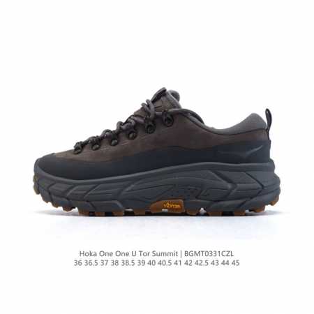 公司级 霍卡Hoka One One Tor Summit 2新配色大地飞越 男女跑鞋 厚底增高运动老爹鞋。在众多运动鞋品牌中，Hoka以其厚底设计独树一帜，成 - 点击图像关闭