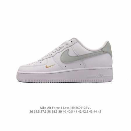 耐克 Nike Air Force 1 '07 Low 空军一号含气垫 低帮百搭厚底增高休闲运动板鞋 小白鞋 。柔软、弹性十足的缓震性能和出色的中底设计，横跨复 - 点击图像关闭