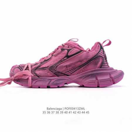 公司级 巴黎世家 Balenciaga 3Xl Sneakers 巴黎世家 十代网布系带低帮走秀复古老爹运动鞋 透气网纱 网面 材料和聚氨酯 磨损效果 鞋头边缘 - 点击图像关闭