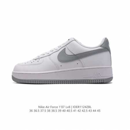 耐克 Nike Air Force 1 '07 Low 空军一号含气垫 小白鞋 低帮百搭厚底增高休闲运动板鞋。柔软、弹性十足的缓震性能和出色的中底设计，横跨复古 - 点击图像关闭
