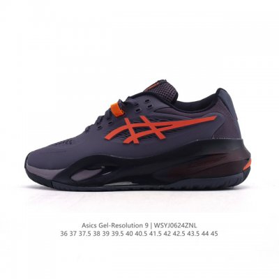 公司级 Asics亚瑟士新款Gel-Resolution 9 2E 稳定灵活宽楦网球鞋训练比赛专业网球运动鞋。亚瑟士Gel Resolution 9 是一款为快
