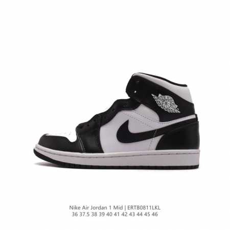 特价 耐克 Nike Air Jordan 1 Mid 男女子篮球鞋时尚轻盈板鞋aj1乔1运动鞋 乔丹一代 高帮复古休闲篮球鞋 。Air Jordan 1 Mi - 点击图像关闭