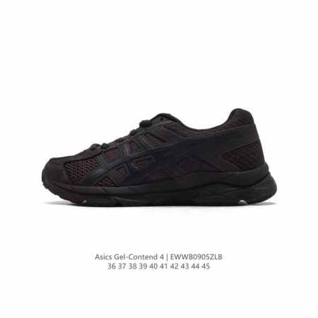Asics 亚瑟士 新款男女子Gel-Contend 4缓震回弹透气跑步鞋 高颜值百搭入门级跑鞋多层网面织物+植绒材质构成了亚瑟士Logo图案，具有很高的品牌识 - 点击图像关闭