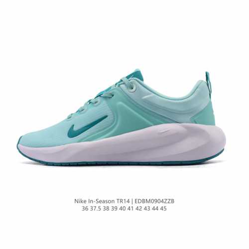 新品 Nike 耐克 In-Season Tr 14 训练运动鞋男女同款训练鞋，强调缓震、轻便与多场景适配性，适合跑步、体能训练等高强度活动。多功能用途：适用于