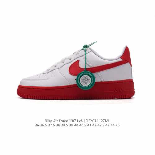 公司级 附赠送logo清洁刷 Af1耐克 Nike Air Force 1 ‘07 Low 空军一号 厚底增高百搭休闲运动板鞋 原楦头原纸板 打造纯正空军版型，