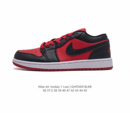 耐克 乔丹air Jordan 1 Low Aj1 乔1 乔丹1代 低帮板鞋复古文化休闲运动篮球鞋。从1985年面世的元年款汲取设计灵感，采用简洁大方的经典外观 - 点击图像关闭