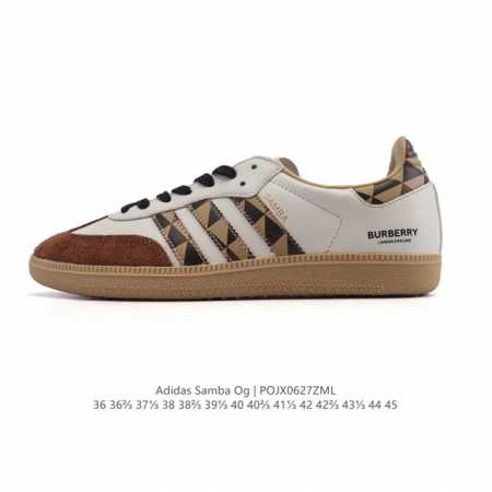 公司级 阿迪达斯 德训鞋 Adidas Originals Samba Og Shoes 经典运动鞋小白鞋 T头鞋 男女士板鞋 路易威登联名 彰显休闲摩登风情的 - 点击图像关闭
