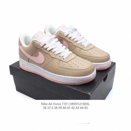 耐克 Nike Air Force 1 '07 Low 空军一号含气垫 小白鞋 低帮百搭厚底增高休闲运动板鞋。柔软、弹性十足的缓震性能和出色的中底设计，横跨复古 - 点击图像关闭