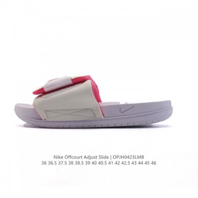 耐克 Nike Offcourt Adjust Slide 男女子拖鞋缓震 夏季 魔术贴 沙滩运动防水凉拖鞋 家居休闲拖鞋 类型：男女鞋 货号：Dq9624 尺