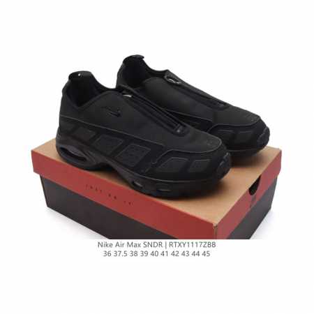 公司级 耐克 Max Snrd 气垫缓震运动跑步鞋 創新 Air Max Sndr 自 1999 年便走在時代尖端，如今強勢回歸，氣勢更勝以往。從鞋跟處的穩固貼 - 点击图像关闭