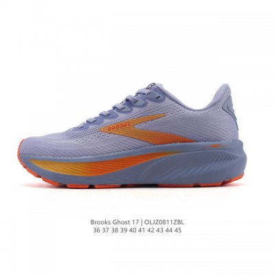 新品公司级 布鲁克斯Brooks Ghost 幽灵 17 经典鞋款厚底增高运动老爹鞋，Max 坐垫。搭载 Dna Loft V3 氮气超临界发泡中底，前掌厚度