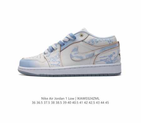 耐克 乔丹air Jordan 1 Low Aj1 乔1 乔丹1代aj1 低帮复古文化休闲运动篮球鞋 该鞋款从 1985 年元年款汲取设计灵感 焕新演绎简约经典 - 点击图像关闭