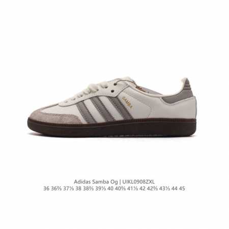 阿迪达斯 德训鞋 Adidas Originals Samba Og Shoes 经典运动鞋小白鞋 T头鞋 男女鞋 彰显休闲摩登风情的时尚经典鞋。它诞生于50年 - 点击图像关闭