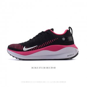 耐克 Nike Reactx Infinity Run 4瑞亚机能风疾速系列越野缓震休闲运动鞋 公路跑步鞋带气垫厚底增高运动鞋，加宽前足设计和加厚泡绵层，有助提