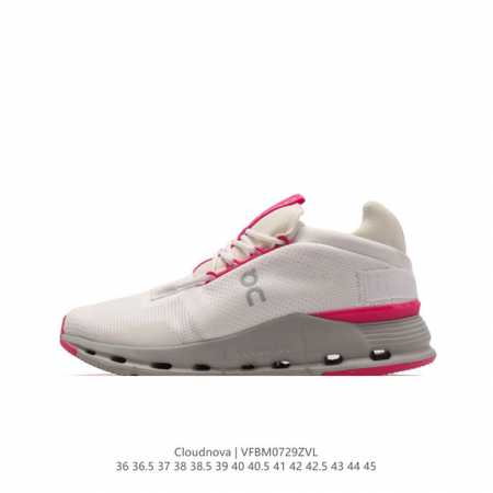 真标 On 昂跑cloudnova全天候轻量减震舒适透气男女款运动鞋街头球鞋风格的运动鞋，搭载 On 标志性的跑鞋科技，带来轻量脚感及满足时尚穿搭需求。面料:高 - 点击图像关闭