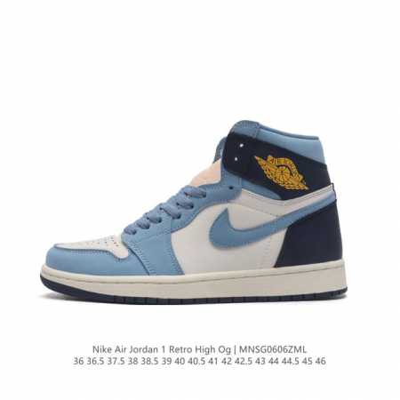 头层皮 耐克 男女鞋 Nike Air Jordan 1 Retro High Og 乔丹一代aj1 乔1 Aj1 篮球鞋复刻运动鞋。皮面高帮板鞋的设计灵感源自 - 点击图像关闭