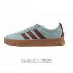 阿迪达斯 Adidas Vl Court Classic Shoes 运动休闲板鞋德训鞋 T头鞋 这款Adidas经典运动鞋，以经典造型塑就百搭风格。灵感源自A