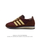 阿迪达斯adidas Sl 72 Shoes 经典复古薄底运动鞋 T头鞋 三叶草复古休闲跑步鞋休闲运动鞋 这款经典运动鞋携复古型格，来访你的活力日常 采用舒爽尼