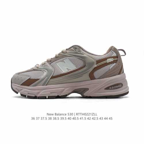 真标 新百伦 Nb530 New Balance 530 复跑古鞋 厚底增高老爹鞋 缓震运动慢跑鞋。Nb530这鞋双确实是Nb家经复典古款式之一，以全科新技诠释
