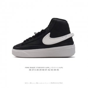 耐克 新款 NIKE Blazer Phantom HI 高帮男女子运动板鞋 厚底增高休闲鞋。采用轻盈利落设计，焕新演绎经典鞋款。该鞋款带来舒适足底体验，结合鞋
