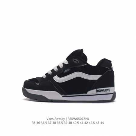 万斯 Vans Rowan 经典百搭 轻便舒适专业滑板鞋 鞋底处的小心机脚能很好的释放脚底压力 类型：男女鞋 尺码：35 36 36.5 37 38 38.5 - 点击图像关闭