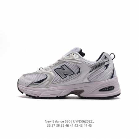 新百伦 NB530 New Balance 530 复跑古鞋NB530这鞋双确实是NB家经复典古款式之一，以全科新技诠释，成打功造530鞋款。鞋面保在持530基 - 点击图像关闭