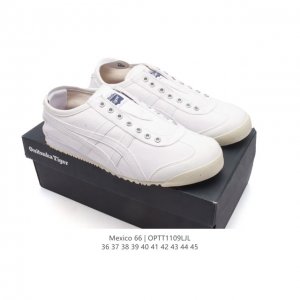 真标 Asics 亚瑟士 男女鞋真标半码制 配足弓鞋垫 日产经典老牌-鬼塚虎 Onitsuka Tiger Mexico 66经典墨西哥系列复古经典百搭板鞋休闲