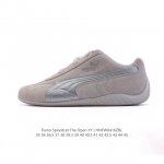 公司级 puma Speedca Og 彪马极速赛车系列低帮德训风拼接复古百搭休闲运动赛车鞋 鞋款从80、90年代赛车手所穿的防火赛车鞋为原型，鞋身线条模仿了赛