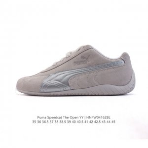 公司级 puma Speedca Og 彪马极速赛车系列低帮德训风拼接复古百搭休闲运动赛车鞋 鞋款从80、90年代赛车手所穿的防火赛车鞋为原型，鞋身线条模仿了赛