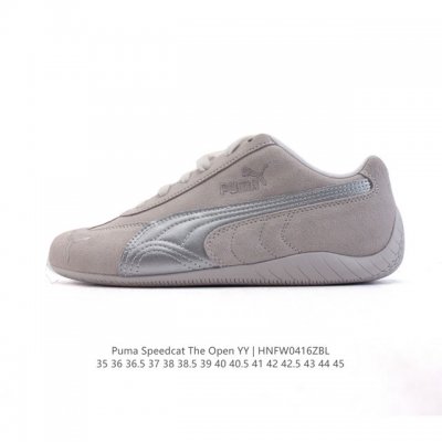 公司级 puma Speedca Og 彪马极速赛车系列低帮德训风拼接复古百搭休闲运动赛车鞋 鞋款从80、90年代赛车手所穿的防火赛车鞋为原型，鞋身线条模仿了赛