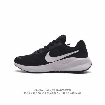 耐克 Nike Revolution 7 Wide 公路跑步鞋 宽版 厚底增高老爹鞋透气网面运动鞋。采用柔软缓震设计，具有出色支撑力，为你开启跑步新境界。这款公 - 点击图像关闭