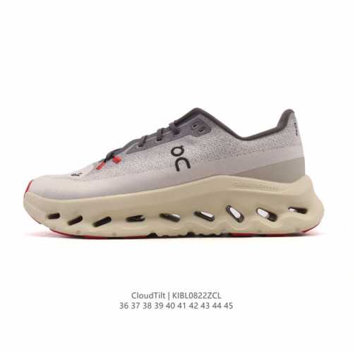 昂跑 On 训练鞋Cloudtitl 2025新品 男女同款防水缓震徒步鞋 厚底增高运动老爹鞋。缓震性能提升：Cloudtilt 采用了先进的缓震技术，能够有效