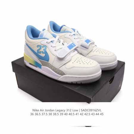 头层皮 耐克 Aj 乔丹 Air Jordan Legacy 312 低帮运动鞋 Aj312 乔312百搭篮球鞋 酷炫混搭，谁人不爱？Air Jordan Le - 点击图像关闭