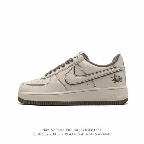 公司级 Af1耐克 Nike Air Force 1 ‘07 Low 空军一号 厚底增高百搭运动板鞋 原楦头原纸板 打造纯正空军版型，专注外贸渠道 全掌内置蜂窝
