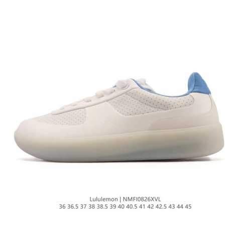 公司级 Lululemon Cityverse 露露乐蒙 板鞋 小白鞋，Lulu家的第一双男女同款板鞋，做的真心不错，颜值挺高的，上脚很轻盈，脚感还算舒适，整体