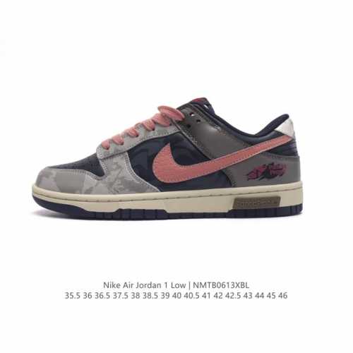 耐克 乔丹air Jordan 1 Low Aj1 熊猫 乔1 乔丹1代aj1 低帮复古文化休闲运动篮球鞋。从1985 年面世的元年款汲取设计灵感，采用简洁大方