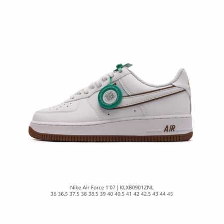 公司级 附赠送logo清洁刷 Af1耐克 Nike Air Force 1 ‘07 Low 空军一号厚底增高百搭休闲运动板鞋 原楦头原纸板 打造纯正空军版型，专 - 点击图像关闭