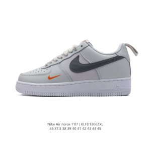耐克 Nike Air Force 1 '07 Low 空军一号含气垫 小白鞋 低帮百搭厚底增高休闲运动板鞋。柔软、弹性十足的缓震性能和出色的中底设计，横跨复古