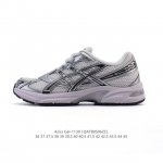 asics 亚瑟士 新款情侣健步减震复古鞋Gel-1 男女时尚透气运动潮流耐磨休闲鞋 。选用网眼与皮革相接，复古而富有层次感。网布搭配金属感线条，虎爪 Logo