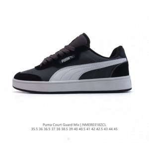 170 【新品】彪马（Puma）男女士Court Guard Mix运动休闲鞋皮革 中性 防滑 低帮 板鞋 男女同款 2025新款时尚经典百搭休闲运动板鞋#春季