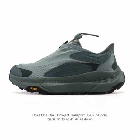 新品公司级 Hoka One One project Transport 舒适 防滑耐磨 低帮 生活休闲鞋 男女同款 这双鞋也是Hoka提倡环保主义的一双鞋款， - 点击图像关闭