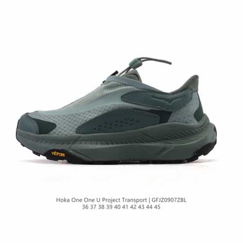 新品公司级 Hoka One One project Transport 舒适 防滑耐磨 低帮 生活休闲鞋 男女同款 这双鞋也是Hoka提倡环保主义的一双鞋款，